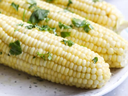 Can cooked corn on the cob be left out overnight?