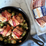 Can you cook bacon and chicken in the same pan?