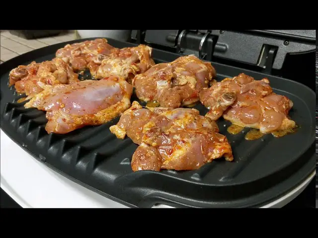 Can you cook chicken thighs in a George Foreman?