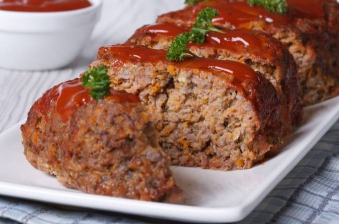 Can you eat cooked meatloaf left out overnight?