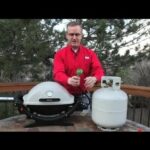 Can you use a large propane tank on a portable grill?