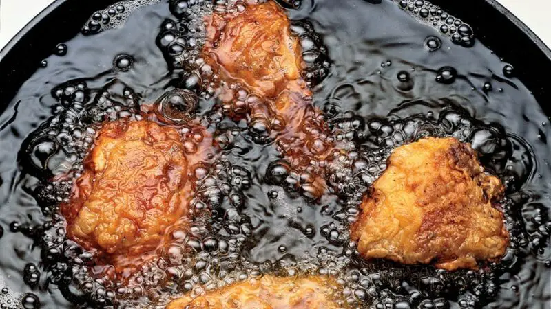 Do you cook chicken in oil or butter?
