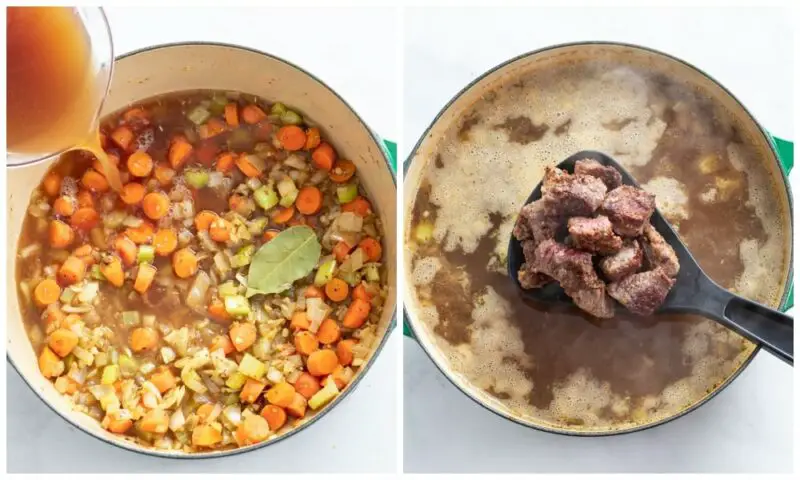 Do you cook the meat before adding the soup?