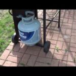 How do you hook up a small propane tank to a grill?