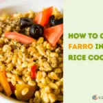 How to cook farro in a Zojirushi rice cooker