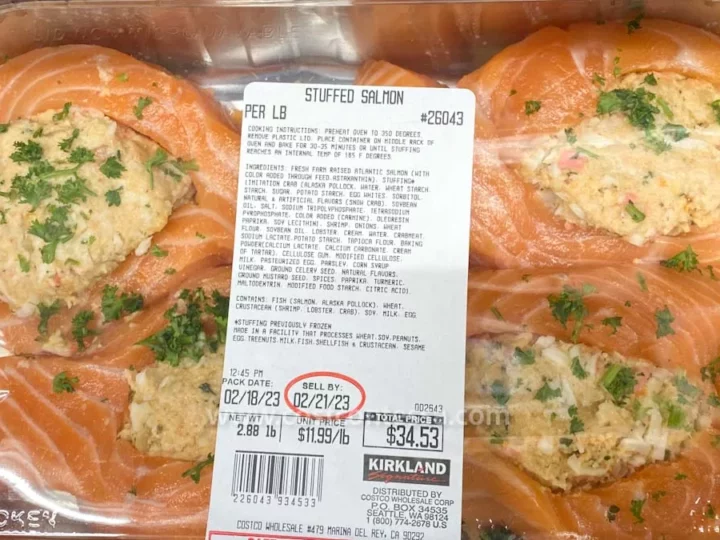 How to cook stuffed salmon from Sam’s?