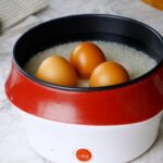 Is it safe to boil eggs with rice