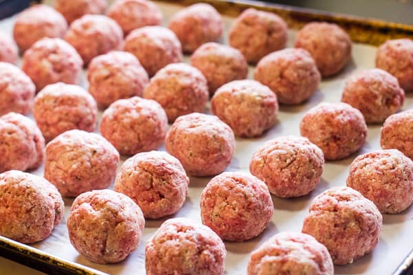 Should meatballs be refrigerated before cooking?