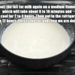 Should skimmed milk be boiled?