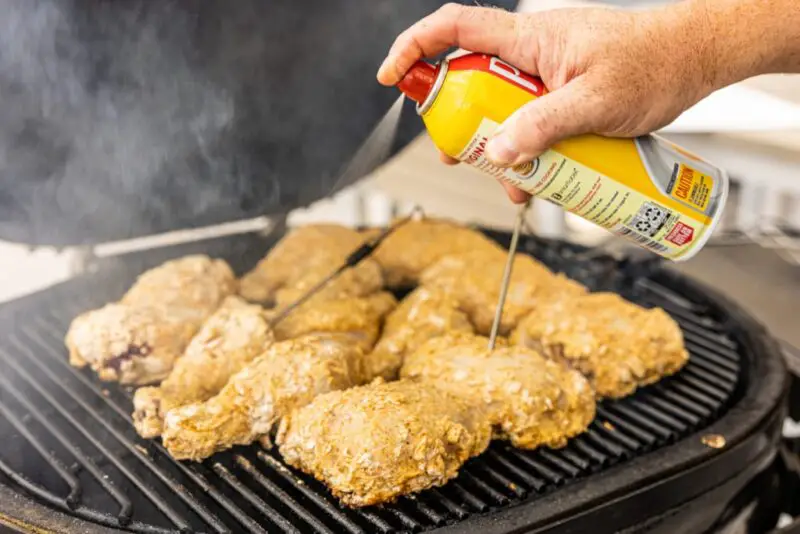 can you cook chicken with cooking spray