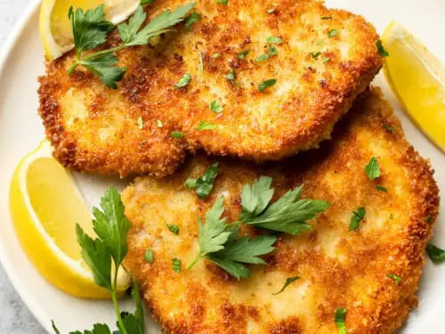 can you fry schnitzel in olive oil