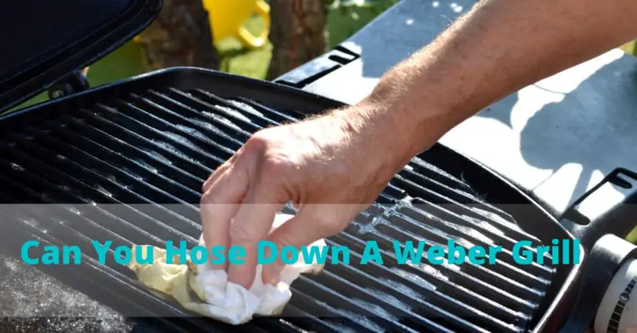 can you hose down the inside of a gas grill
