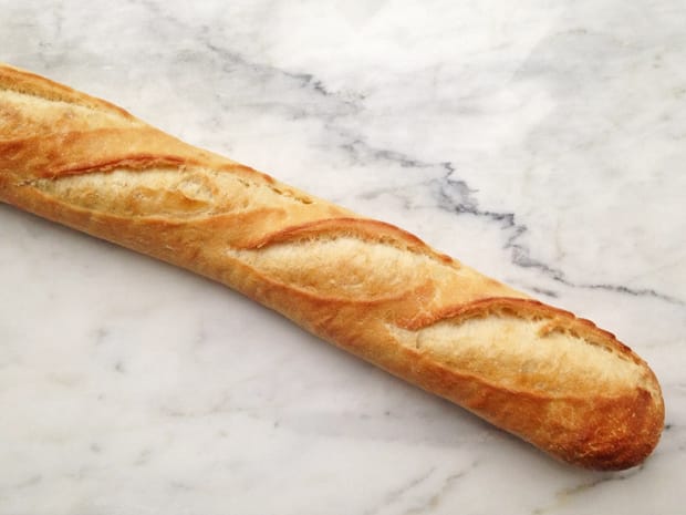 how long does a frozen baguette take to cook