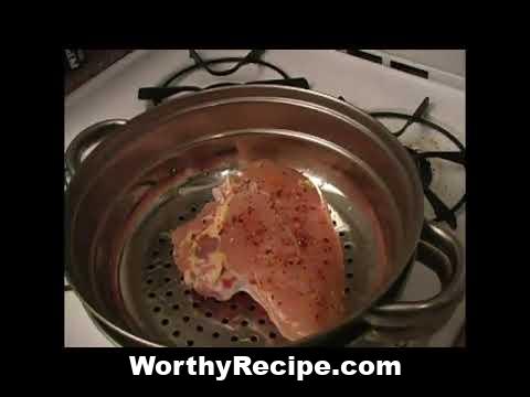 how to cook a chicken breast in an electric steamer