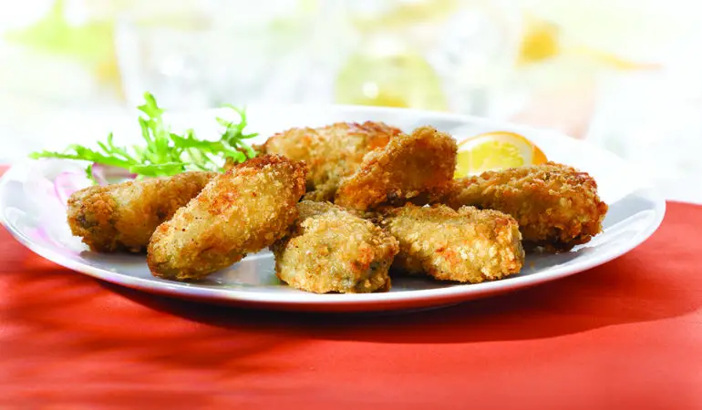 how to cook frozen breaded oysters