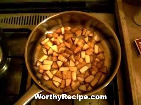 how to cook potatoes in a stainless steel pan without sticking