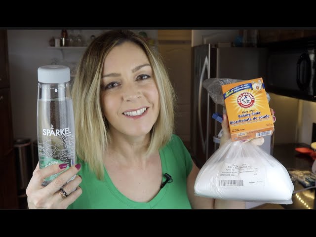 how to make sparkling water with baking soda