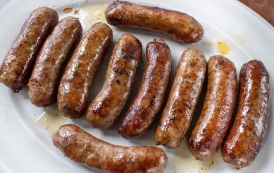 how to reheat frozen cooked sausages