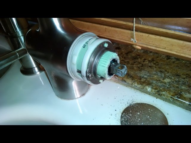 how to remove a grohe kitchen faucet handle